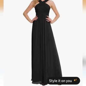Elegant Black Evening Gown